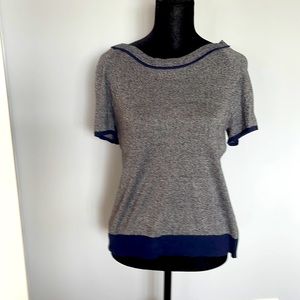 Short sleeve sweater top